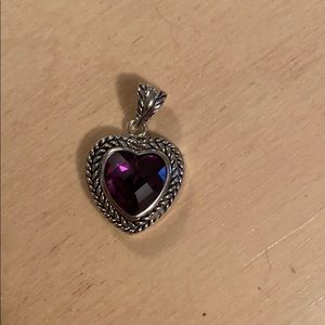 ✨💜 Purple heart necklace 💜✨